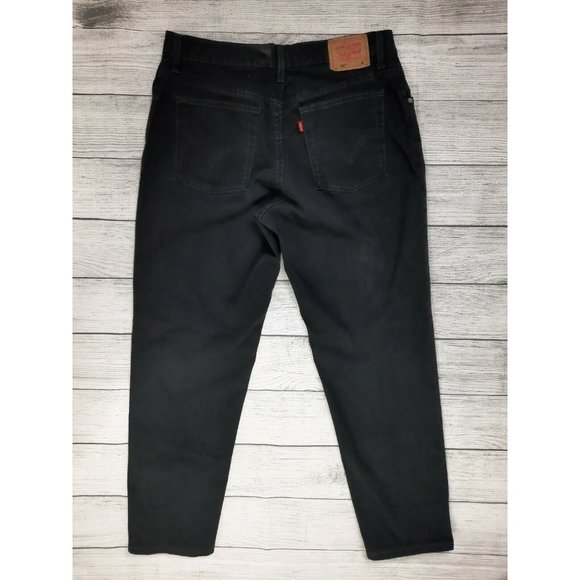 LEVI'S 550 Classic Relaxed Stretch Black Jeans 14 - Picture 1 of 10